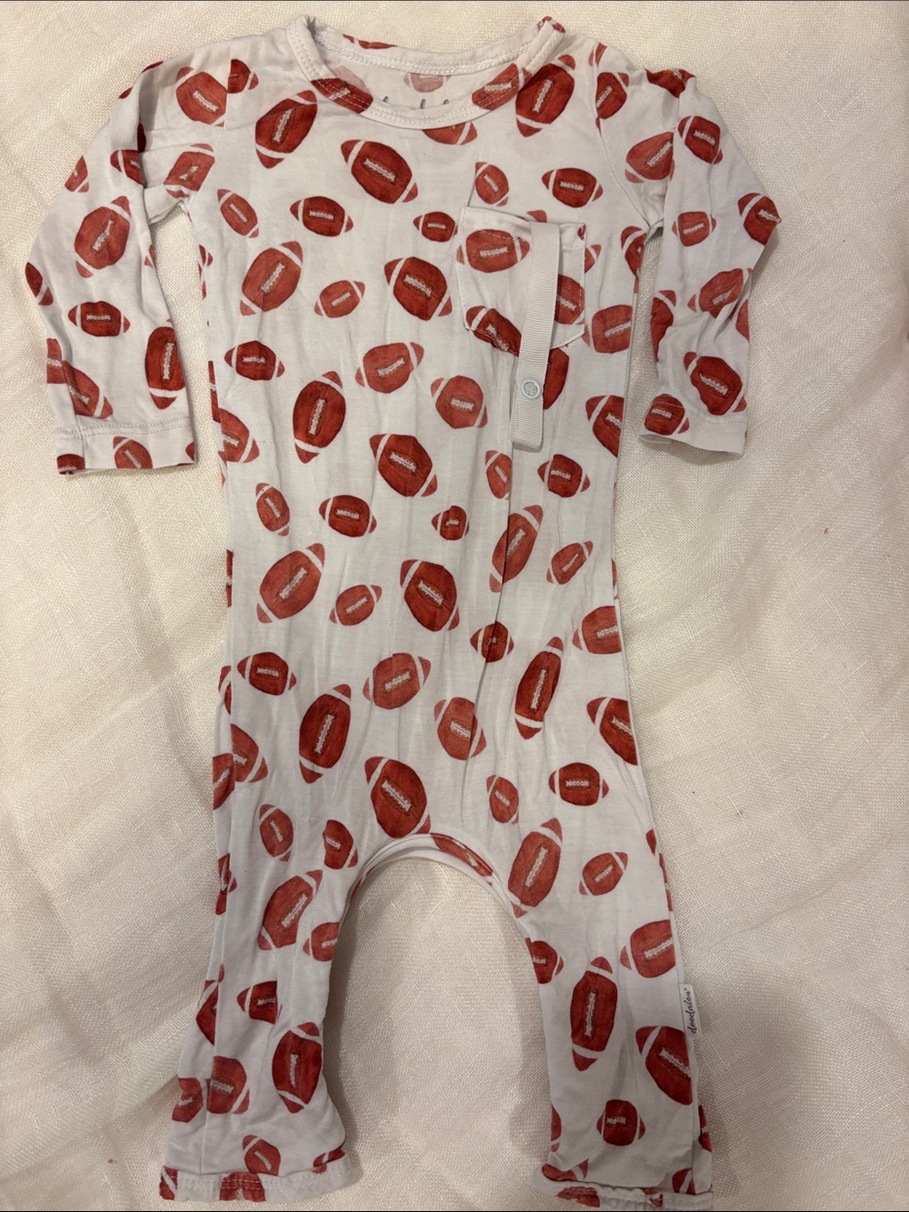 Doodalou Football theme onesie